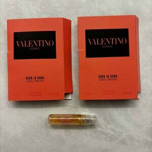 New Set of 3 Valentino travel Samples mini 1.2 ml each